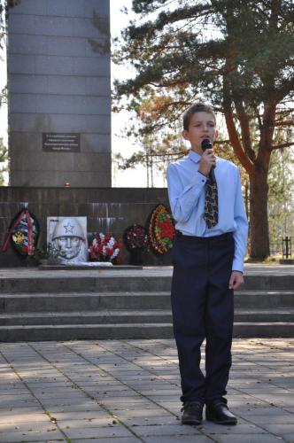 Выезд Управы Пресненского района по местам боёв ополченцев Москвы